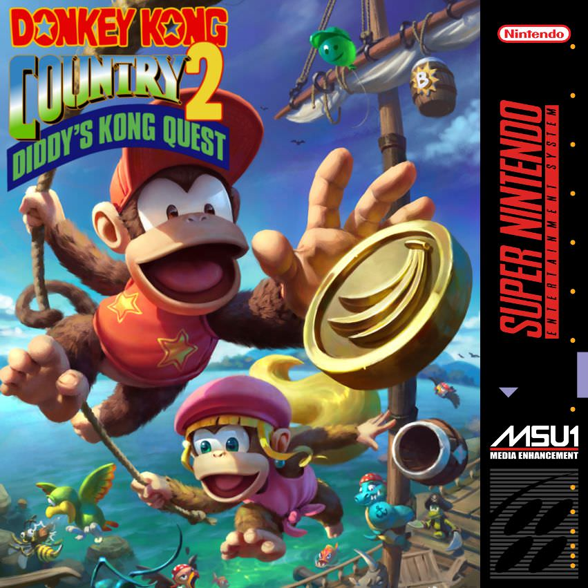 Donkey Kong Country 2 : Diddy's Kong Quest box art