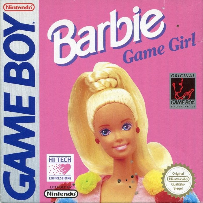 Barbie - Game Girl — box-2D (DE)