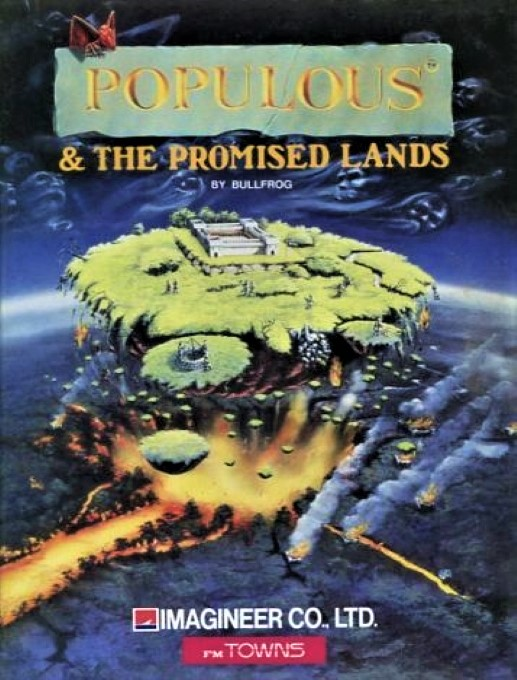 Populous & The Promised Lands box art