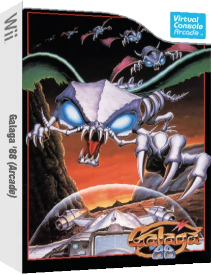 Galaga '88 — box-3D (WOR)