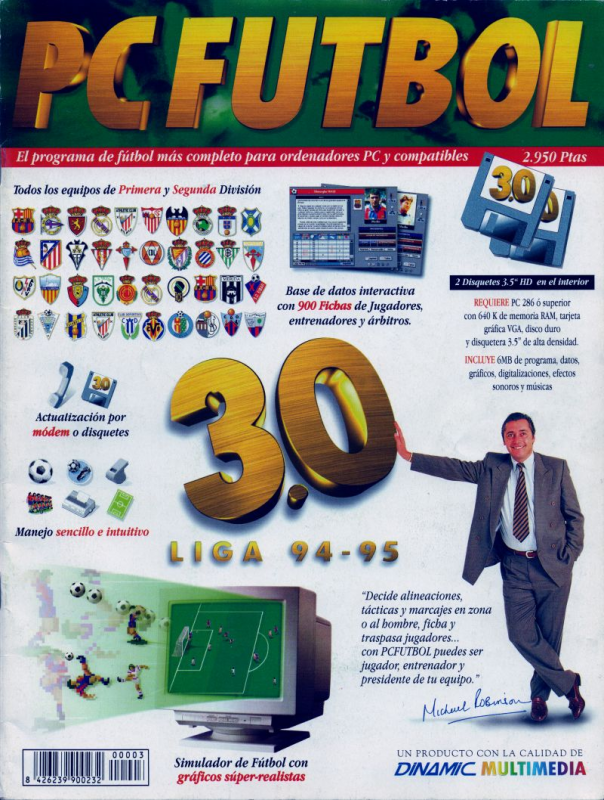 Pc Futbol 3.0 box art