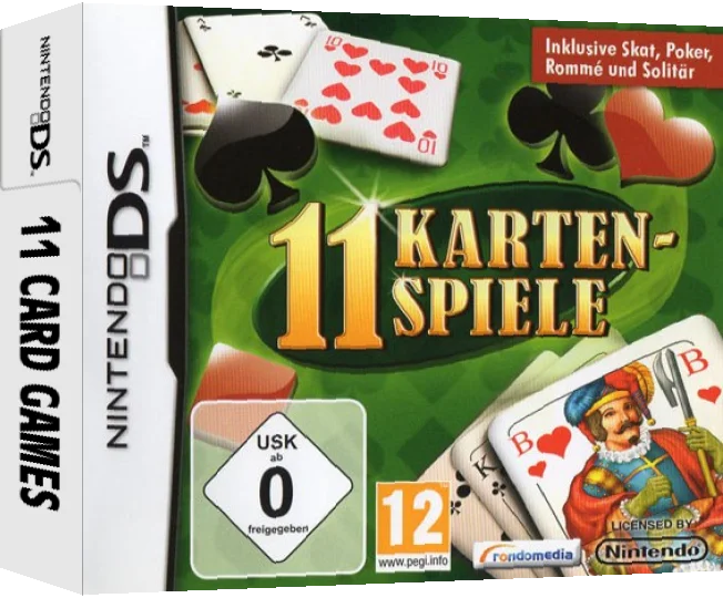 11 Card Games — box-3D (DE)