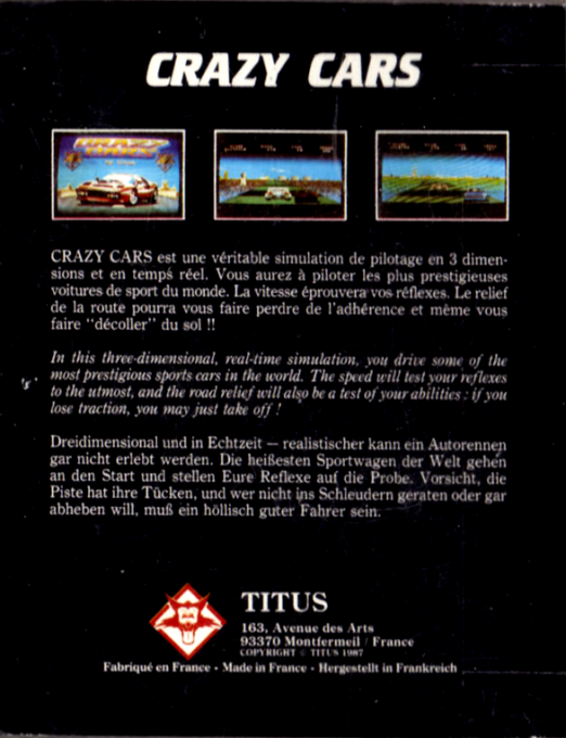 Crazy Cars — box-2D-back (EU)