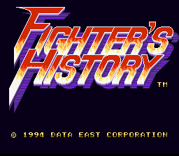 Fighter's History — sstitle (WOR)