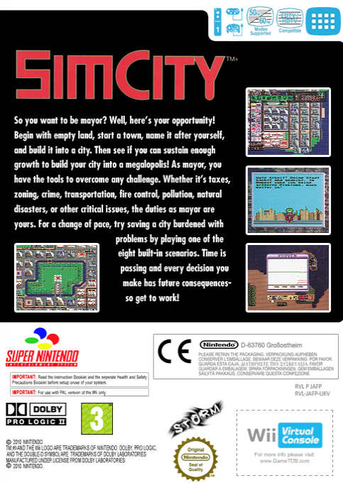 SimCity — box-2D-back (EU)