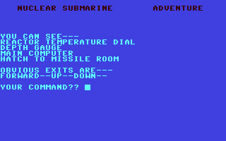 Nuclear Submarine Adventure — ss (EU)