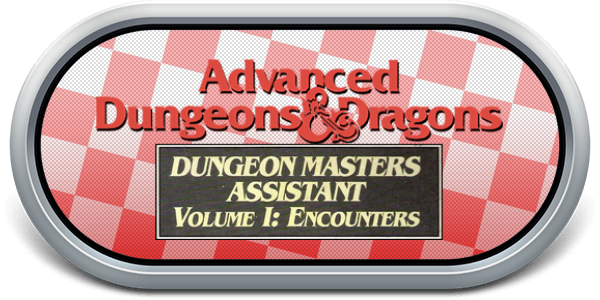 Advanced Dungeons & Dragons - Dungeon Masters Assistant - Volume I - Encounters — wheel-steel (US)
