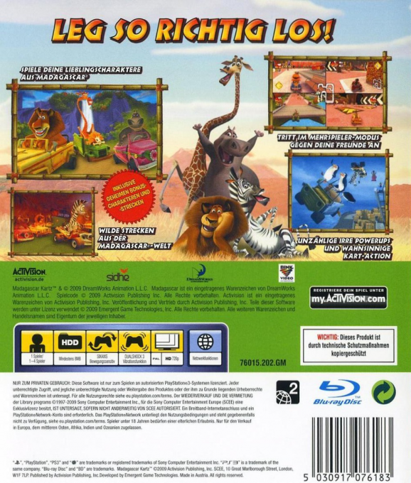 Madagascar Kartz — box-2D-back (DE)