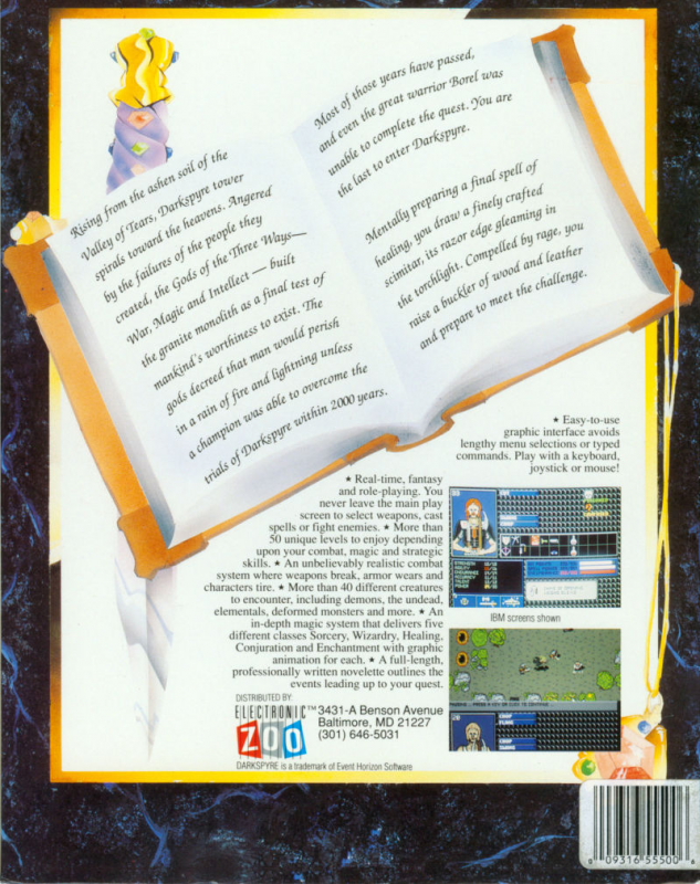 Darkspyre — box-2D-back (US)