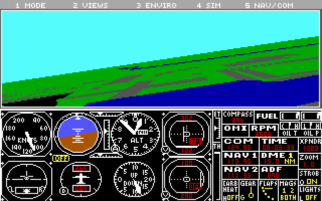 Microsoft Flight Simulator 3 — ss (US)