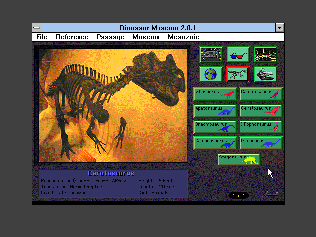 Smithsonian Institution: Dinosaur Museum — ss (WOR)