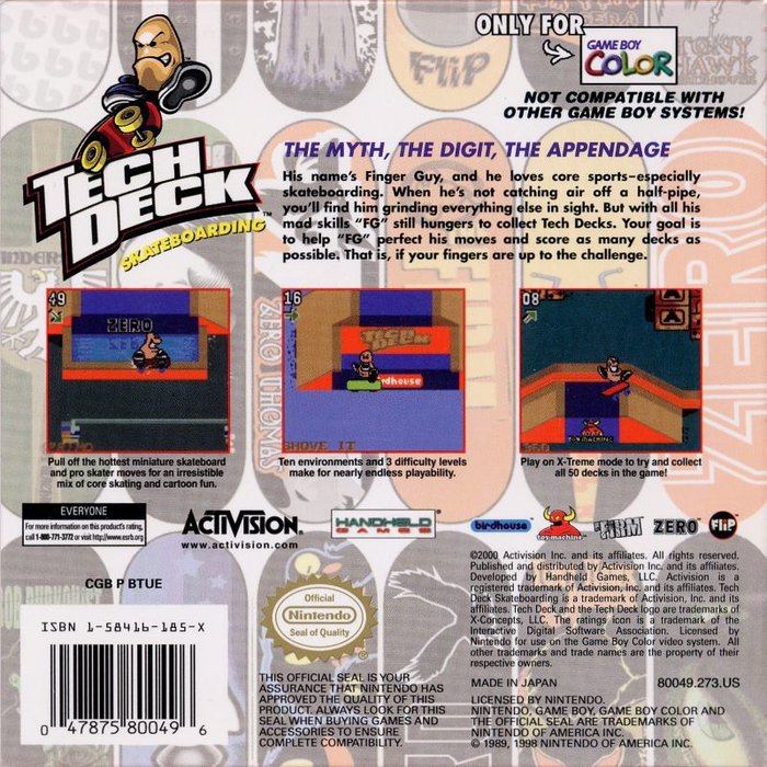 Tech Deck Skateboarding — box-2D-back (US)