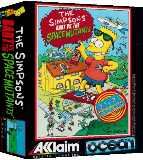 Simpsons, The - Bart Vs. The Space Mutants — box-3D (EU)
