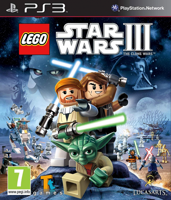 LEGO Star Wars III - The Clone Wars — box-2D (EU)