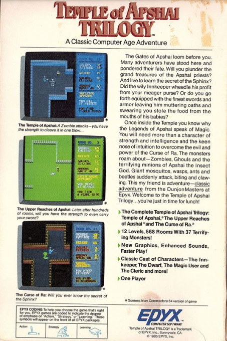 Temple Of Apshai Trilogy — box-2D-back (US)