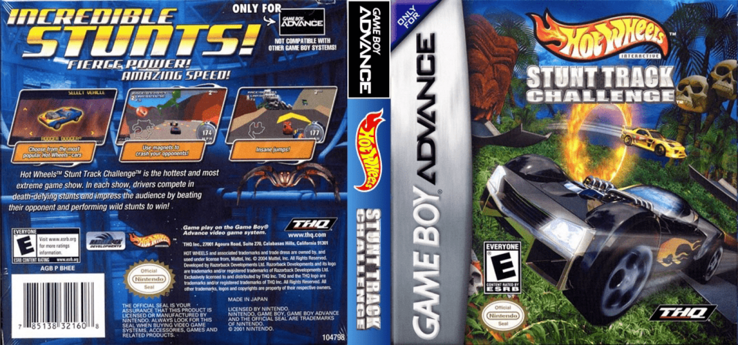 Hot Wheels - Stunt Track Challenge — box-texture (US)