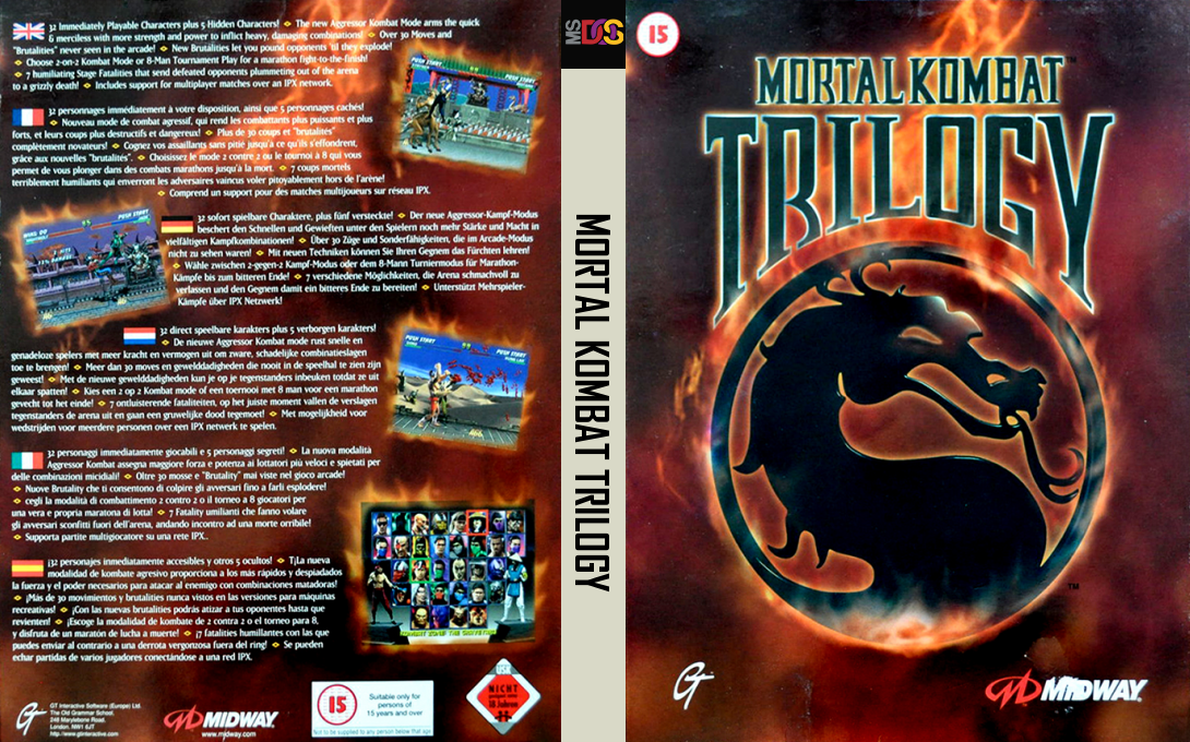 Mortal Kombat Trilogy — box-texture (EU)