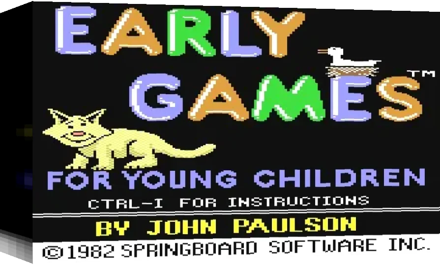 Early Games : For Young Children — box-3D (WOR)