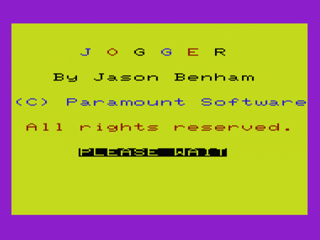 Jogger — sstitle (WOR)