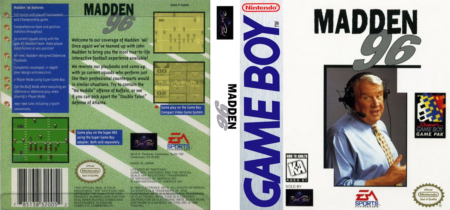 Madden '96 — box-texture (US)