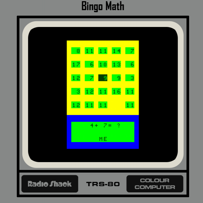 Bingo Math box art