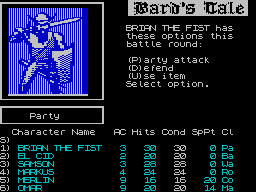 Bard's Tale, The — ss (EU)