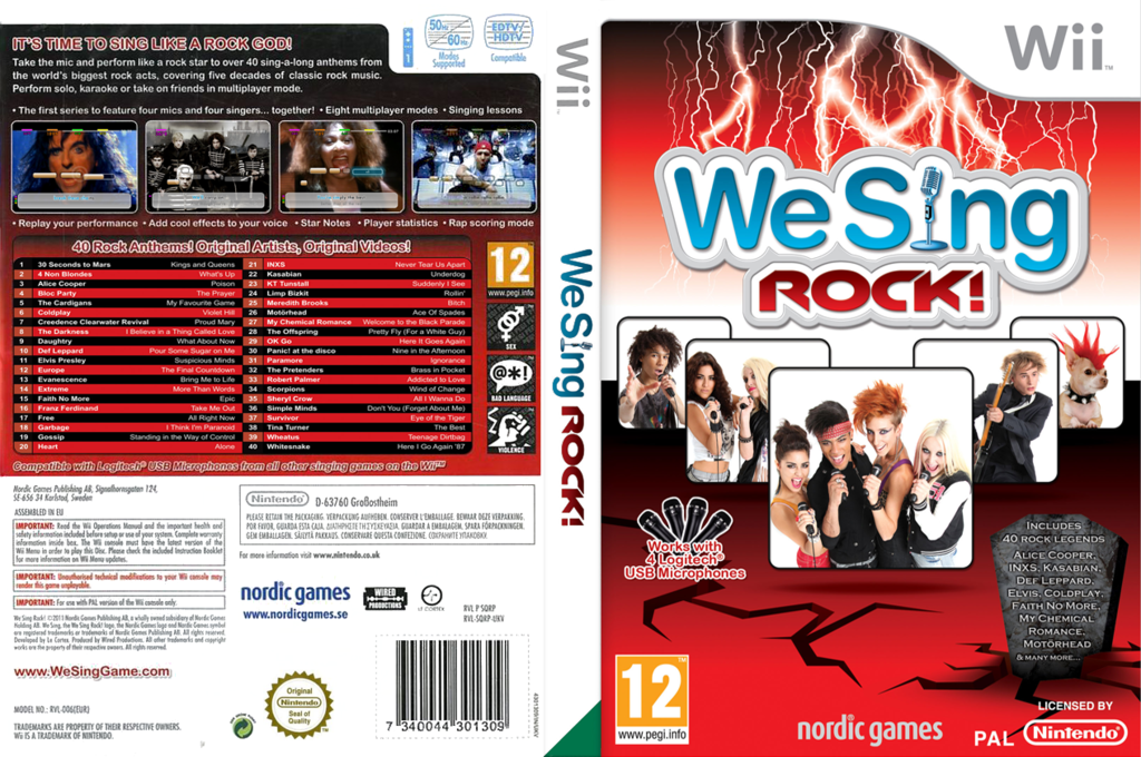 We Sing : Rock! — box-texture (EU)