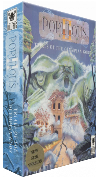 Populous II - Trials of the Olympian Gods — box-3D (EU)