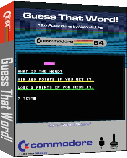 Guess That Word! — box-3D (CUS)