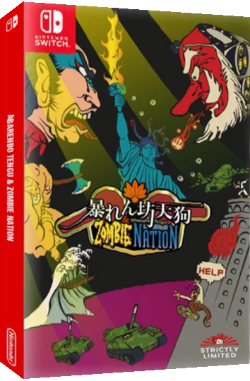 Abarenbo Tengu & Zombie Nation — box-3D (WOR)