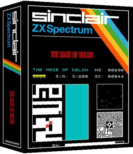 Maze Of Delon, The — box-3D (SS)