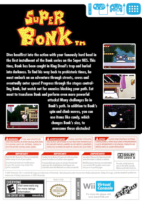 Super B.c. Kid — box-2D-back (US)