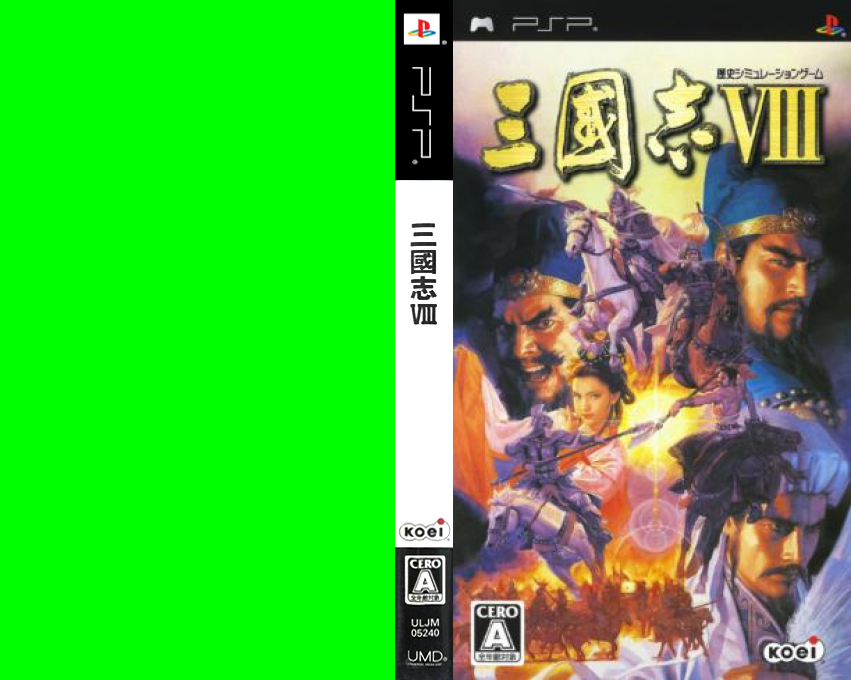 Sangokushi VIII — box-texture (JP)