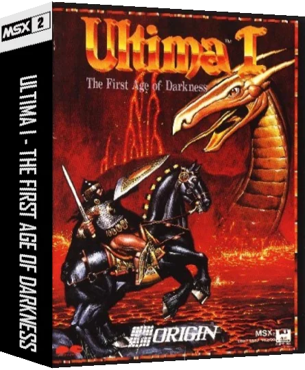 Ultima 1 - The First Age Of Darkness — box-3D (JP)