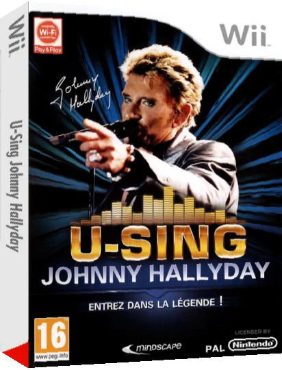 U-Sing - Johnny Hallyday — box-3D (FR)