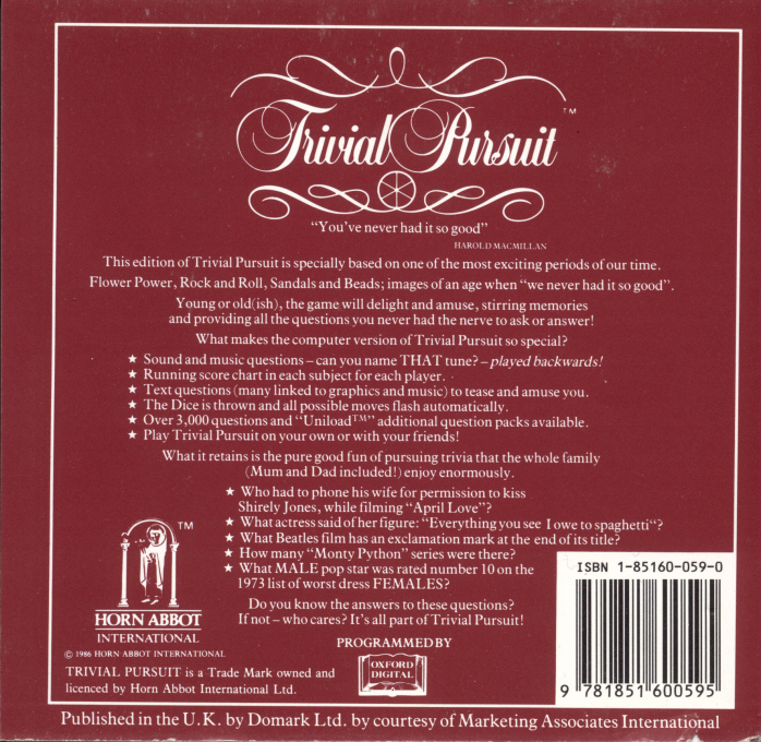 Trivial Pursuit - Baby Boomer Edition — box-2D-back (EU)