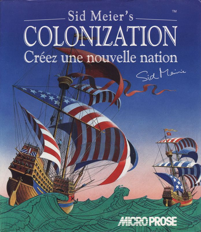 Sid Meier's Colonization — box-2D (FR)