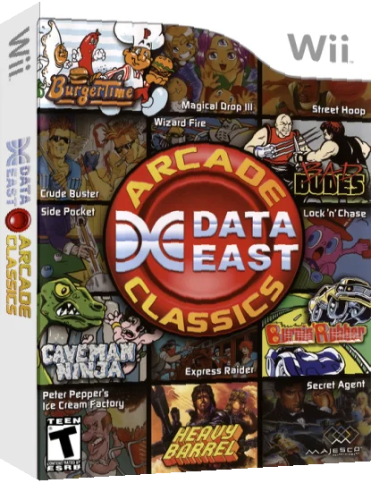 Data East Arcade Classics — box-3D (US)