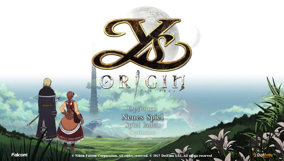 Ys Origin — sstitle (DE)