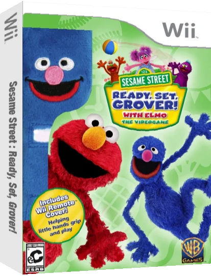 Sesame Street - Ready, Set, Grover! with Elmo - The Videogame — box-3D (US)