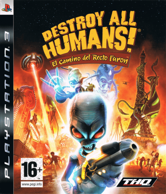 Destroy All Humans! Path of the Furon — box-2D (SP)