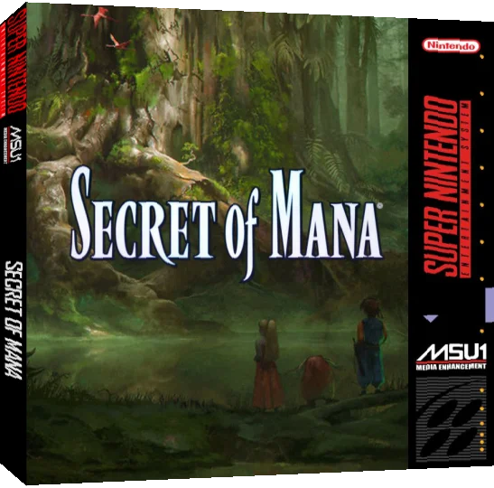 Secret of Mana — box-3D (US)