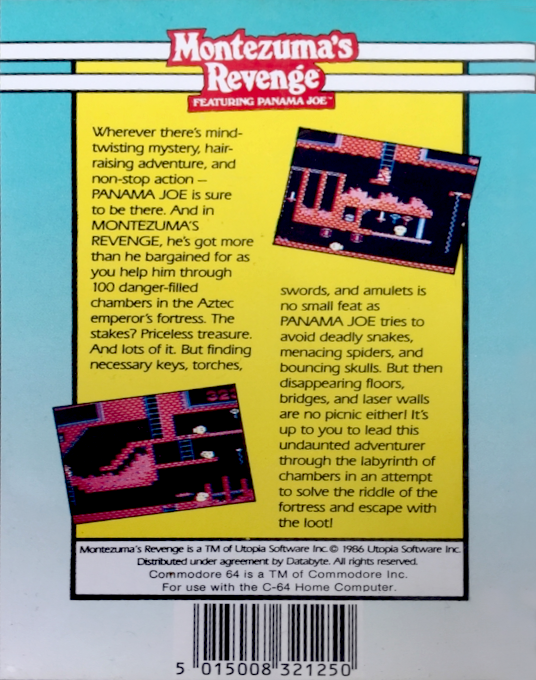 Montezuma's Revenge — box-2D-back (EU)