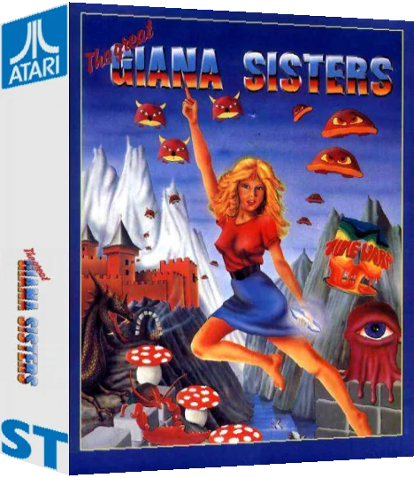 Great Giana Sisters, The — box-3D (EU)