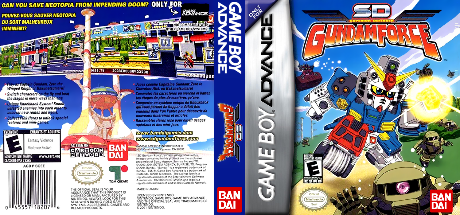 SD Gundam Force — box-texture (US)