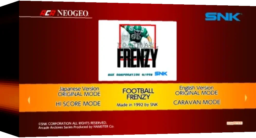 Aca Neogeo Football Frenzy — box-3D (WOR)