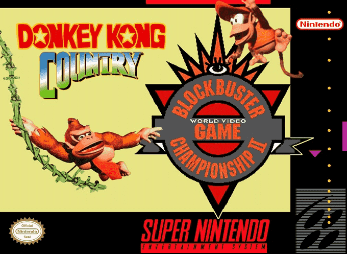 Donkey Kong Country - Competition Cartridge box art