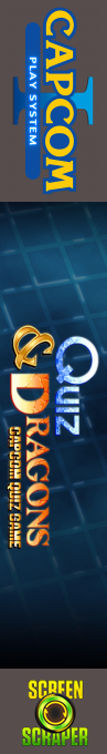 Quiz & Dragons: Capcom Quiz Game — box-2D-side (SS)