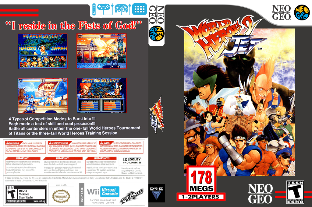 World Heroes 2 Jet — box-texture (US)