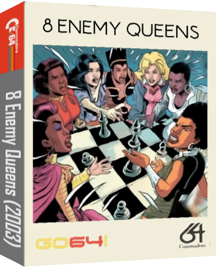 8 Enemy Queens — box-3D (CUS)